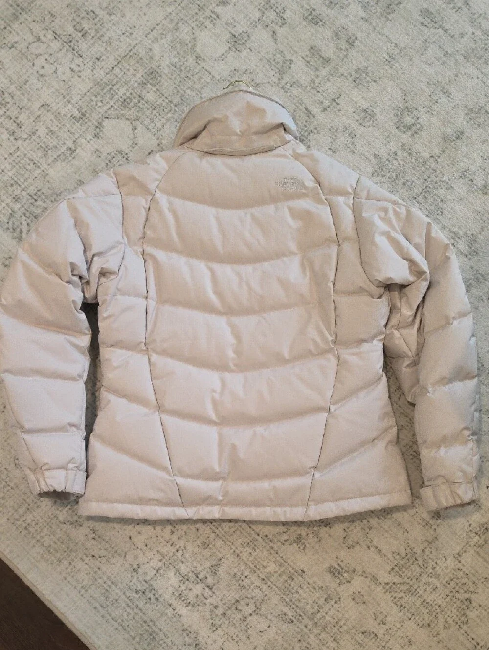 The North Face Women's Light Beige Quilted Puffer Jacket